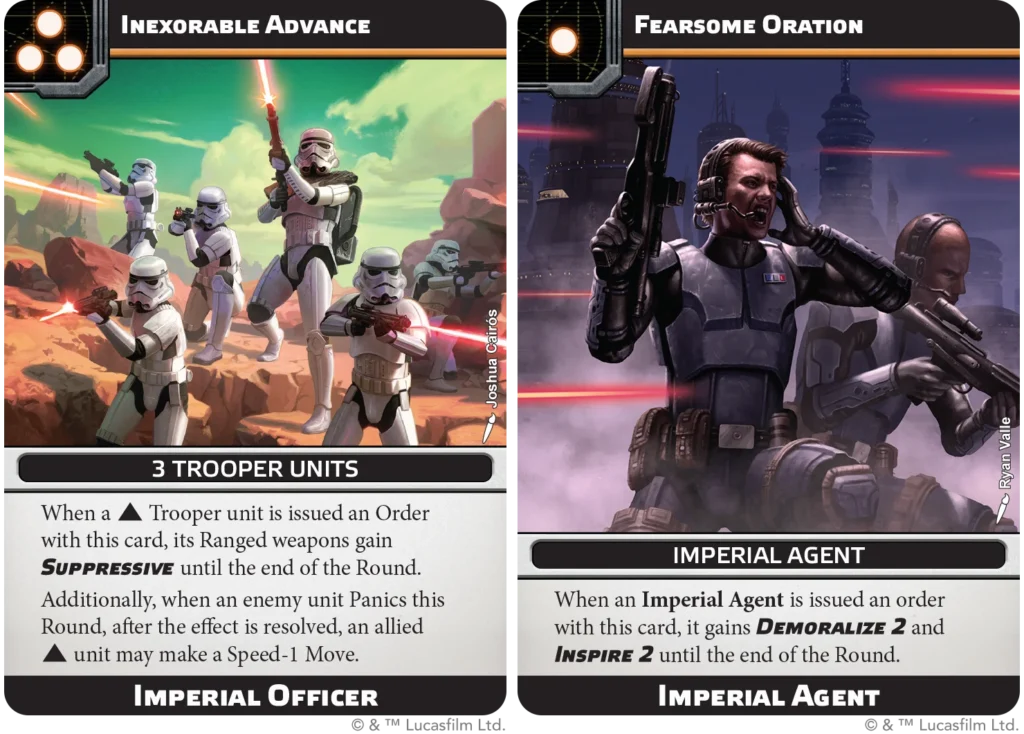 Nouvelles Cartes Star Wars Legion
