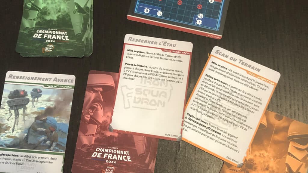 Cartes objectifs battle deck Star Wars Legion