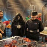 Joueurs de Star Wars Legion en plein tournoi dans une ambiance impériale - Open Legion au Ludiverse Paris 2026