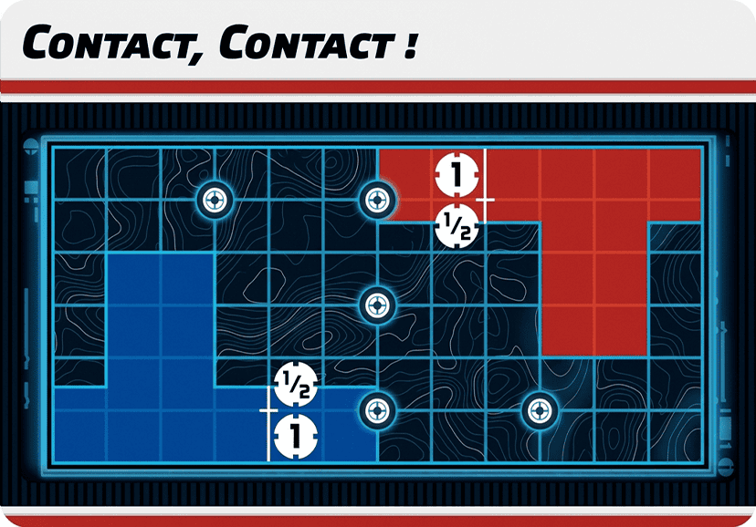 Schéma de déploiement de la mission Contact Contact à Star Wars Legion