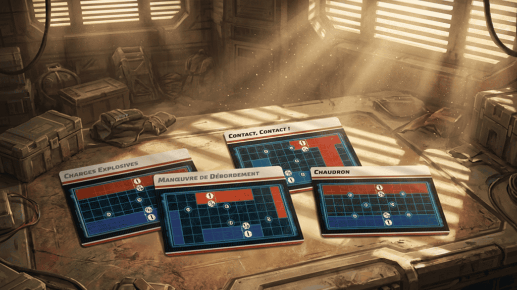 Cartes des missions principales Star Wars Legion du Battle Deck Card Pack 2