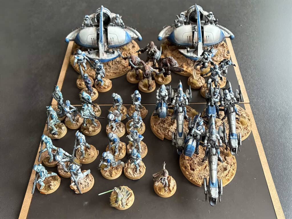 Armée GAR Yoda Véhicules de Fred pour le WTC 2026 Star Wars Legion