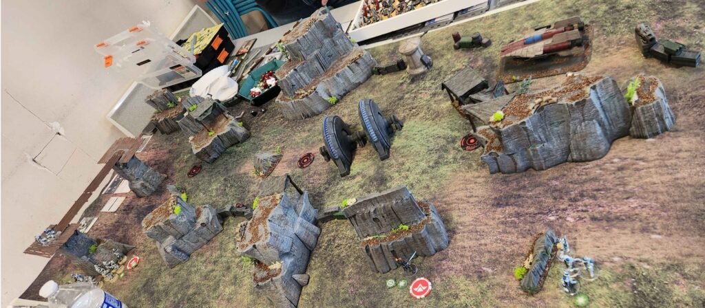 Créer une table Star Wars Legion économique : vue d'ensemble du Campement Rebelle de Golgorack