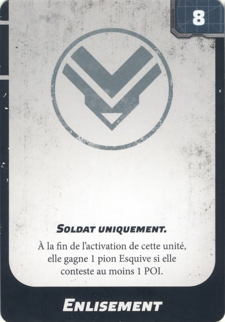 Enlisement (Stuck In), carte d'amélioration Upgrade Card Pack 2 Star Wars Legion