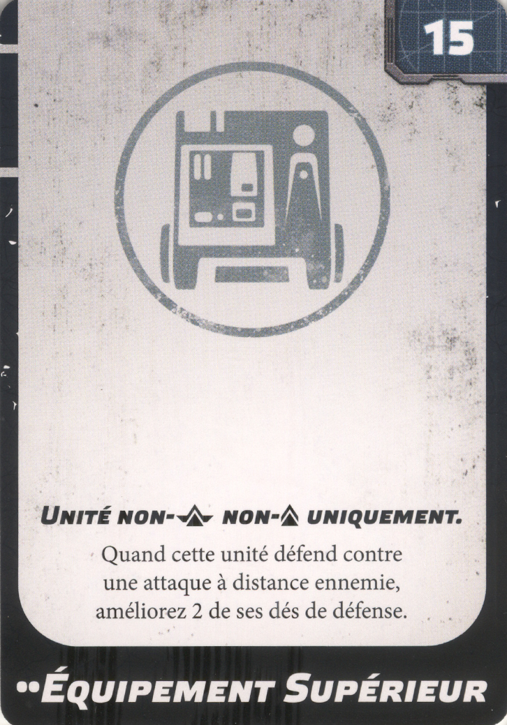 Équipement Supérieur (Superior Equipment), carte d'amélioration Upgrade Card Pack 2 Star Wars Legion