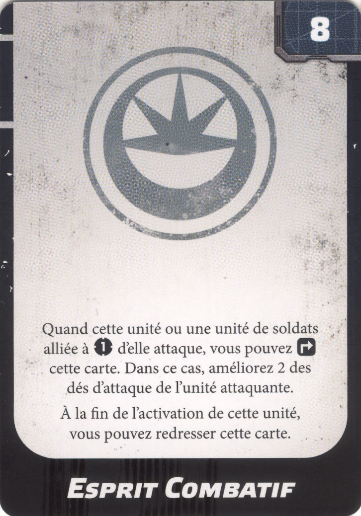Esprit Combatif (Battle Mind), carte d'amélioration Upgrade Card Pack 2 Star Wars Legion