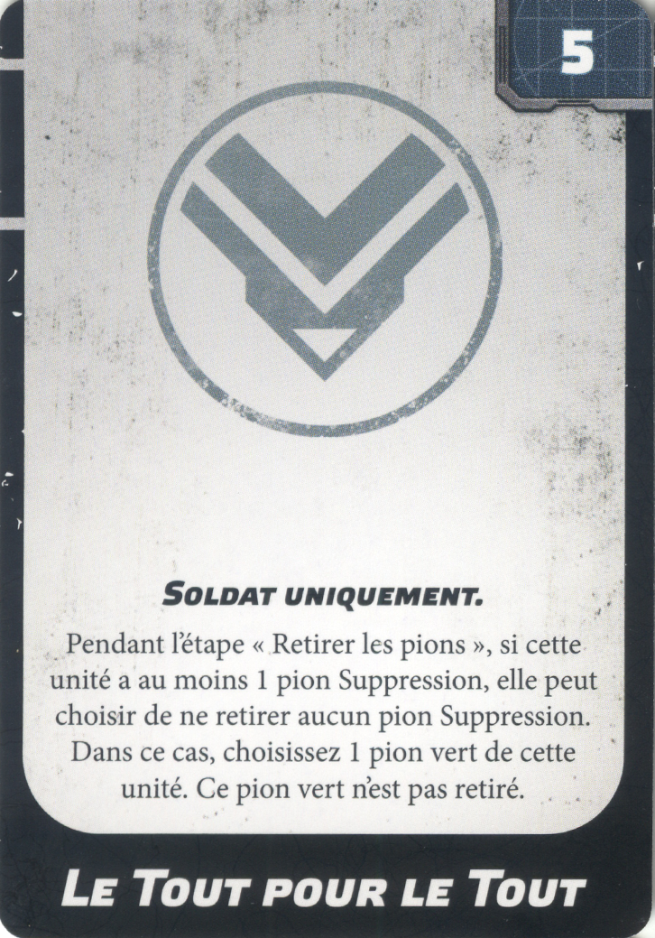 Le Tout pour le Tout (Go For Broke), carte d'amélioration Upgrade Card Pack 2 Star Wars Legion