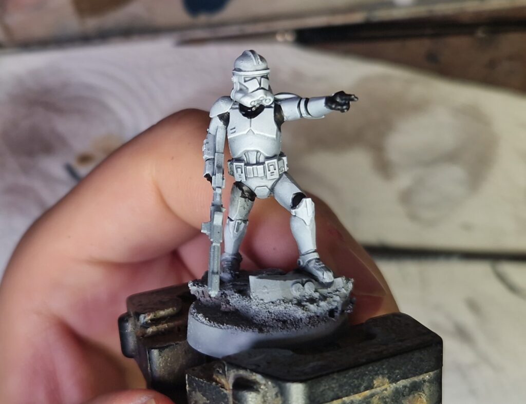 Parties tissu et casque du clone en Black Legion