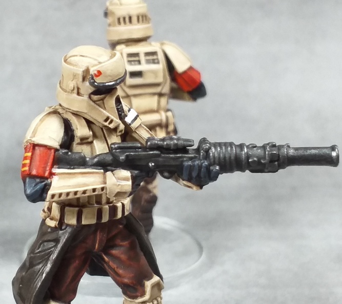 Blaster brossé au Gunmetal Grey d'un Shoretrooper