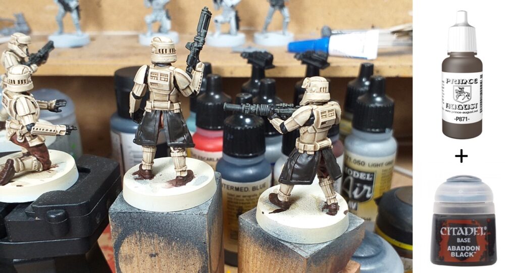 Tassettes des Shoretroopers en marron cuir foncé