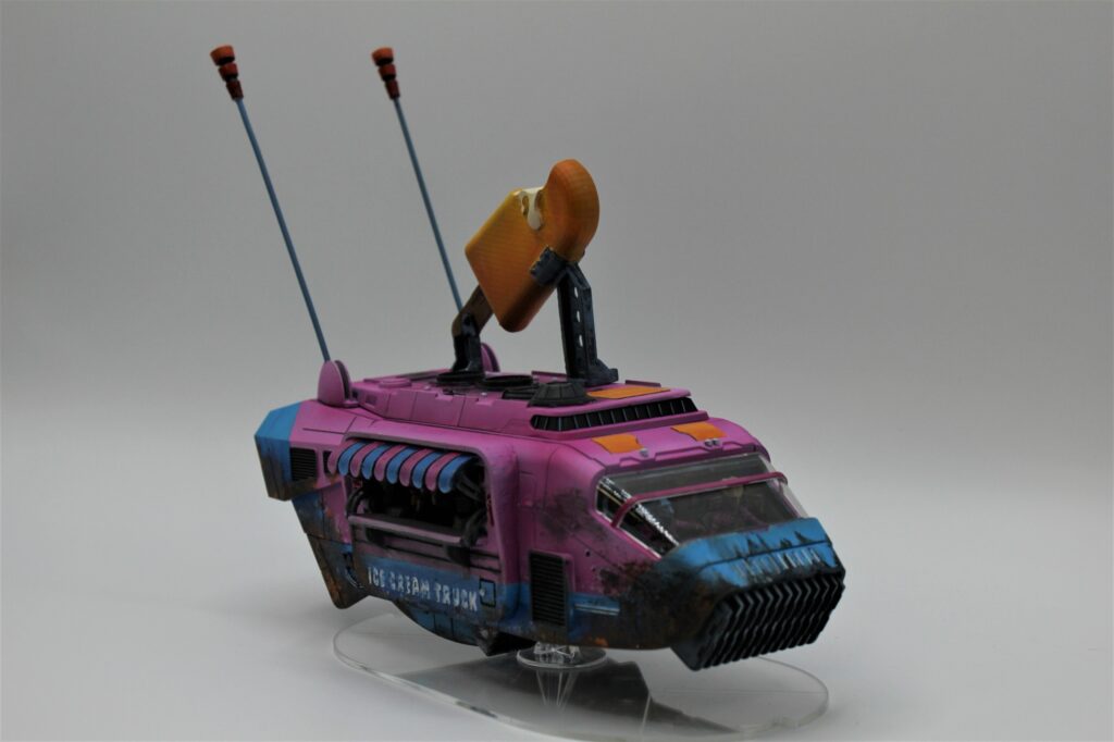 Kit de conversion Merou du speeder truck A-A5 en camion de glaces, imprimé en 3D et peint