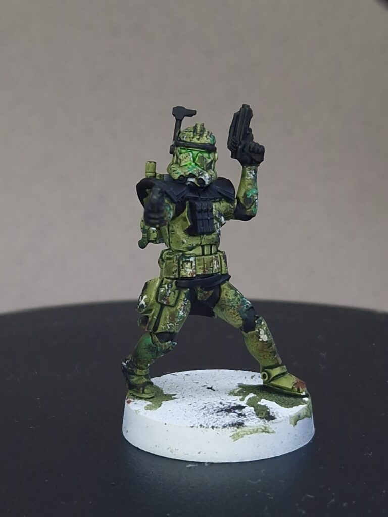 Visière de l'ARC trooper en vert Ghillie Dew lumineux